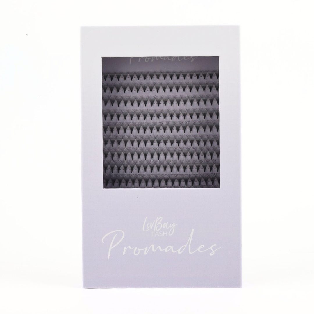 NEW Promade 20D Fans 0.03mm - Pre-Pinched Lashes (300 Count)