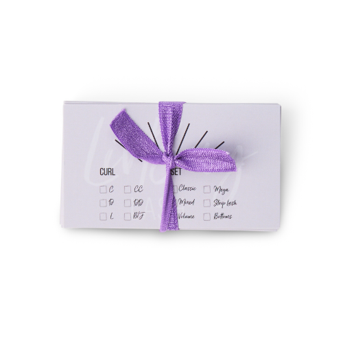 Lash Mapping Card