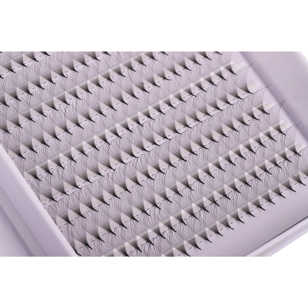 NEW Promade 12D Fans 0.03mm - Pre-Pinched Lashes (300 Count)