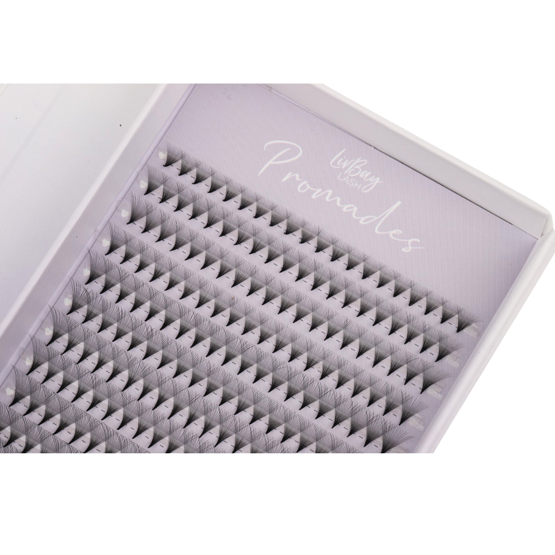 NEW Promade 20D Fans 0.03mm - Pre-Pinched Lashes (300 Count)