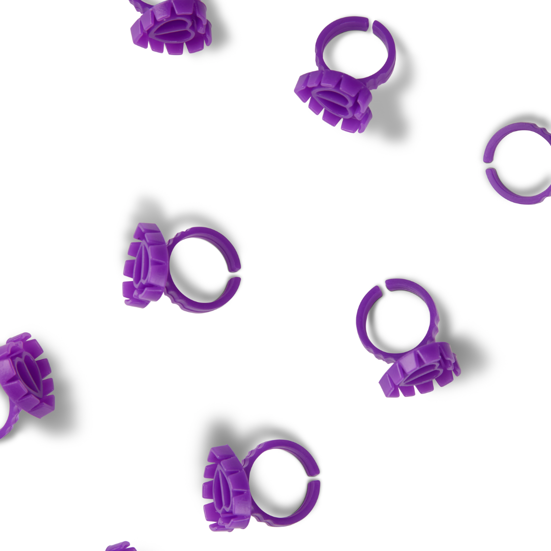Blossoming Cup Glue Rings - Pack of 100