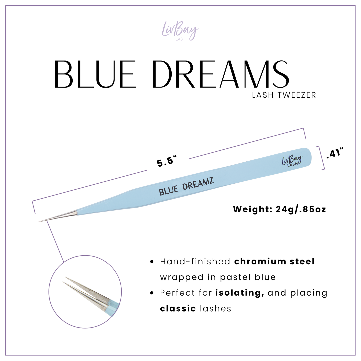 Blue Dreamz - Lash Tweezer