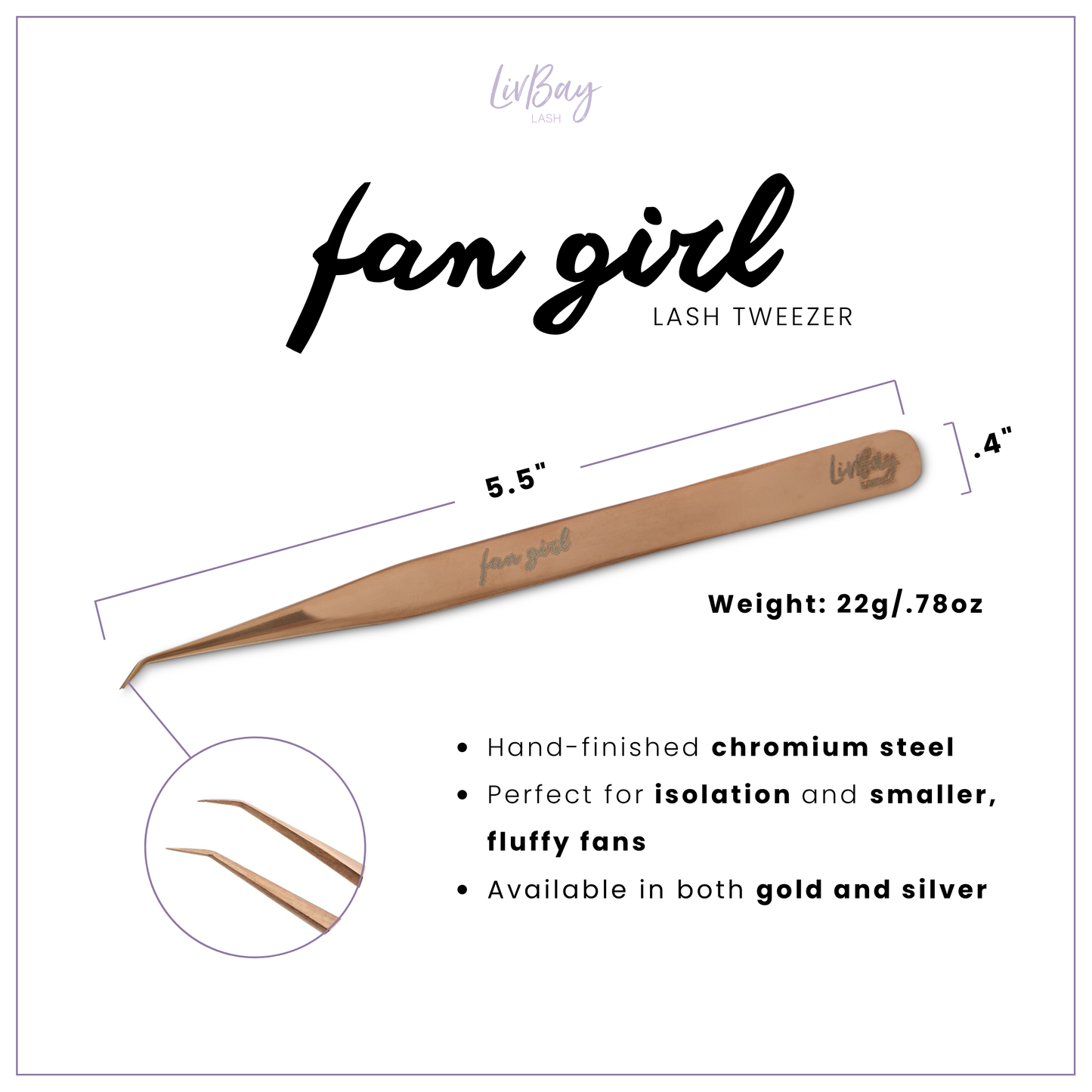 Fan Girl Lash Tweezer