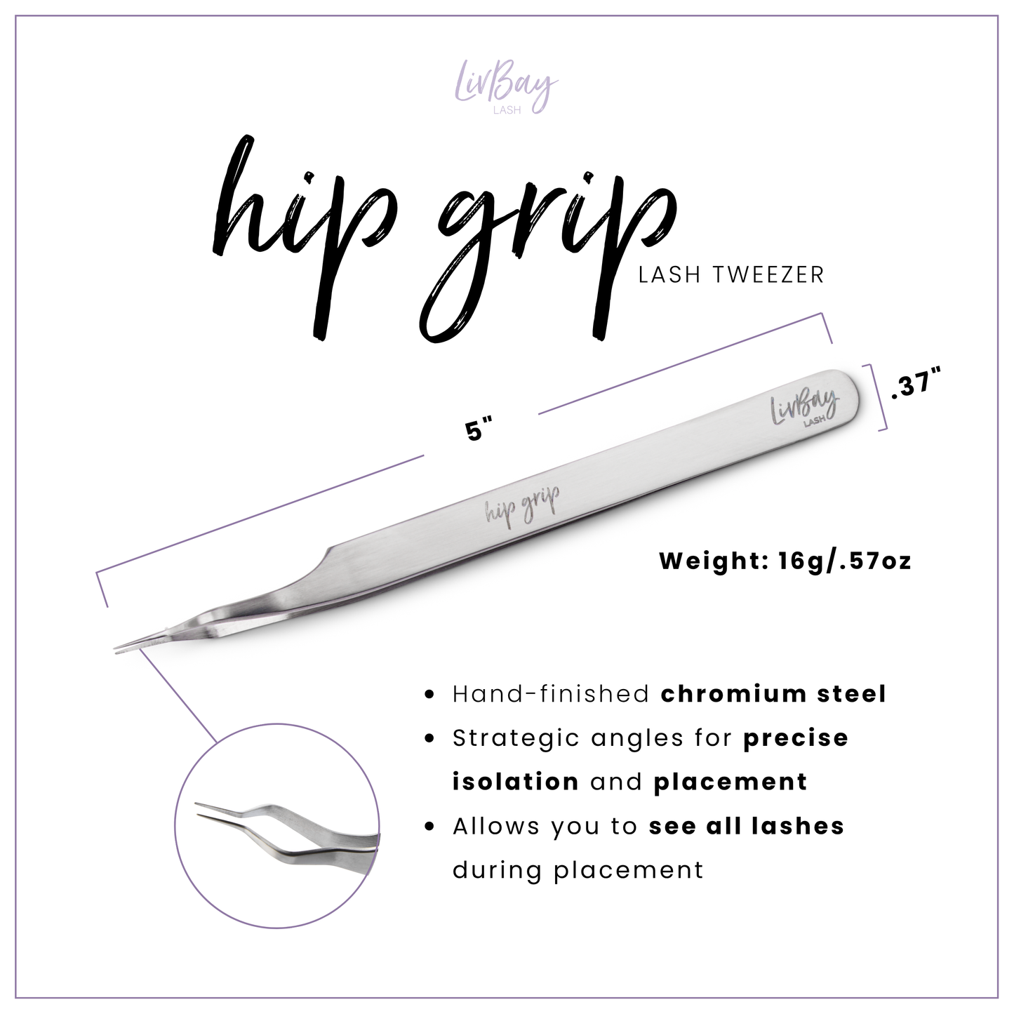 Hip Grip Isolation Tweezer