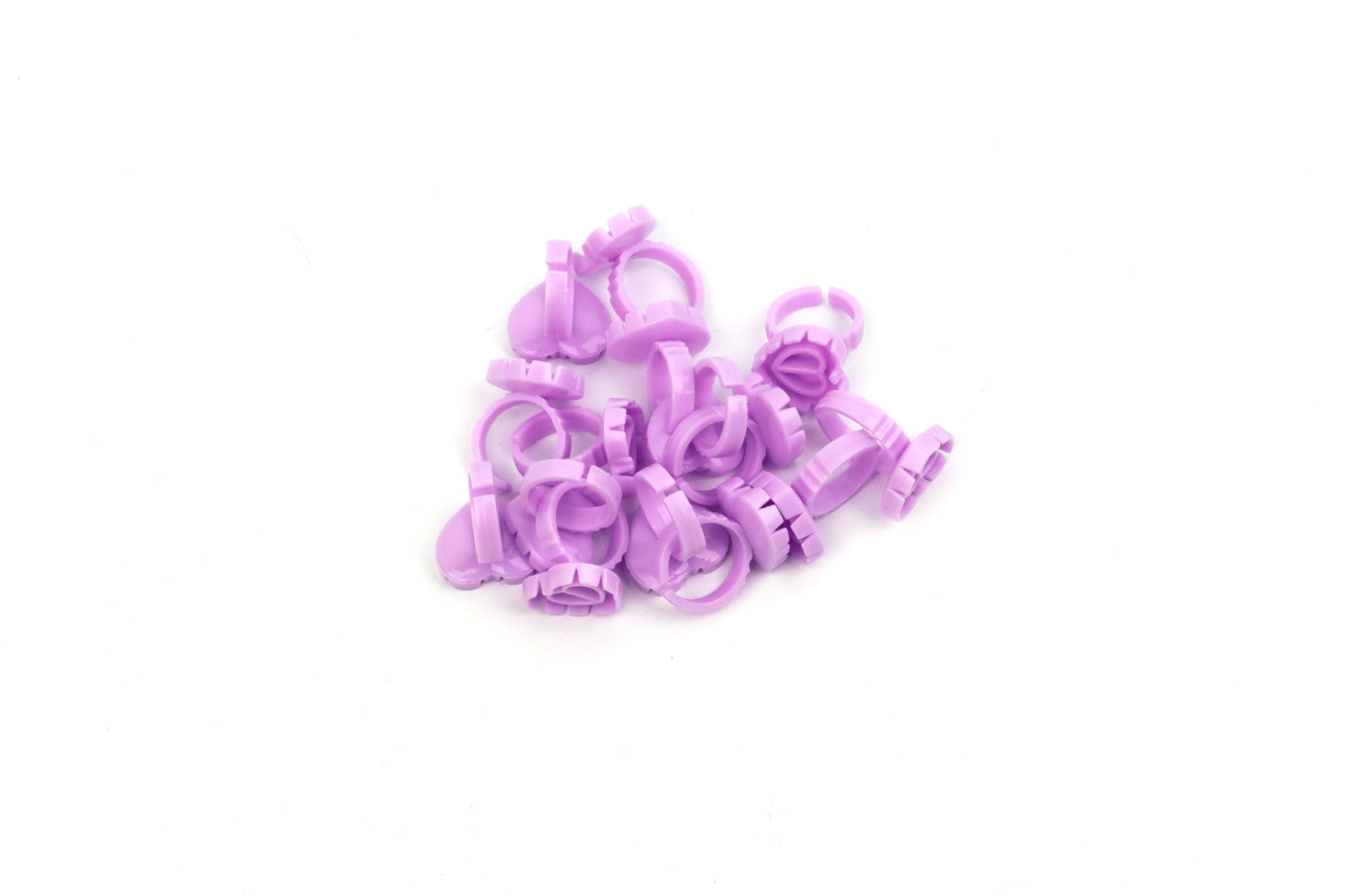 Blossoming Cup Glue Rings - Pack of 100