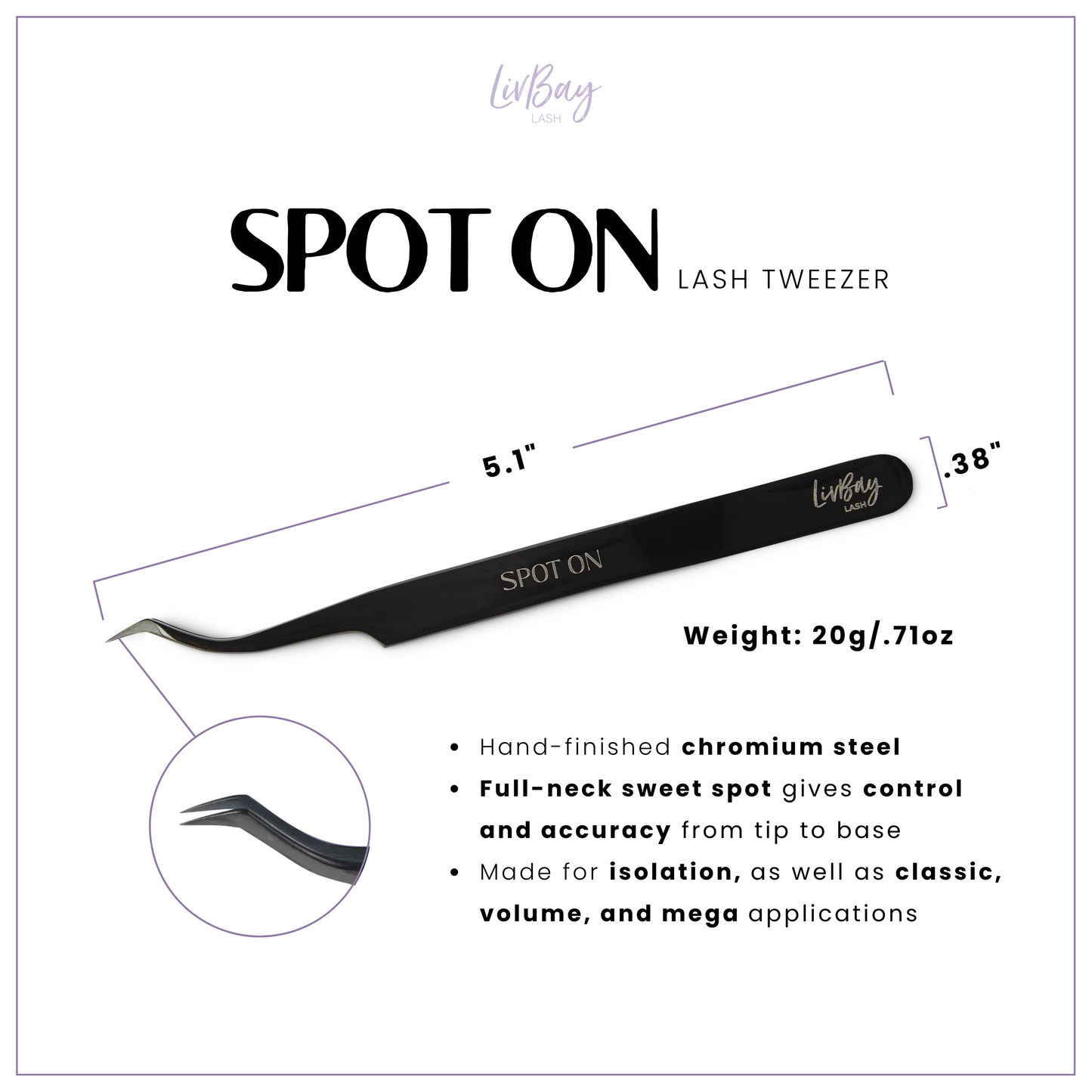 Spot On Lash Tweezer
