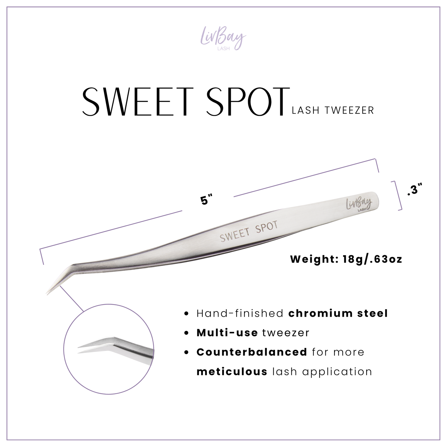 Sweet Spot Lash Tweezer