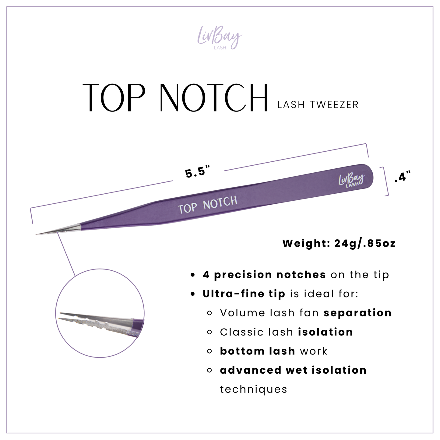 NEW Top Notch Lash Tweezer