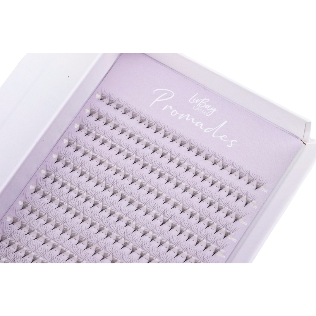 NEW Promade 8D Fans 0.03mm - Pre-Pinched Lashes (300 Count)