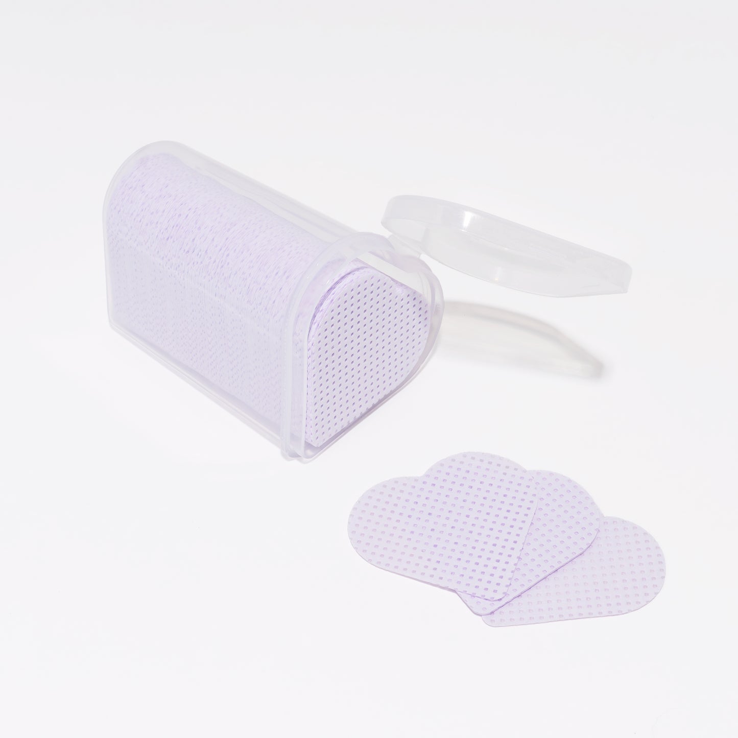 Heart Shaped Lint-Free Wipes (200 pieces) - Purple