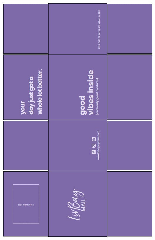 Custom LivBay Shipping Boxes and Tissue