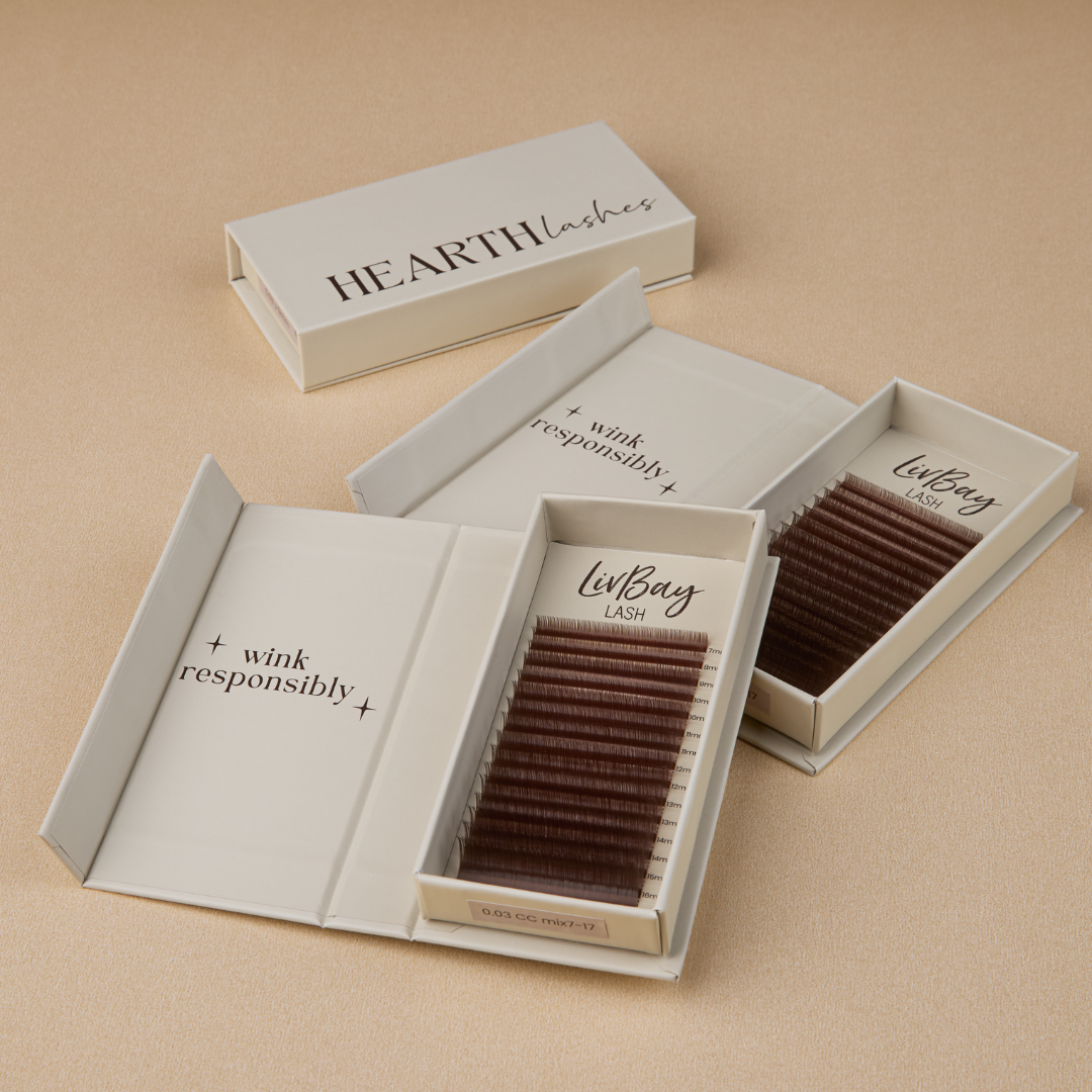 NEW Hearth Lashes - Smolder Brown 0.03mm