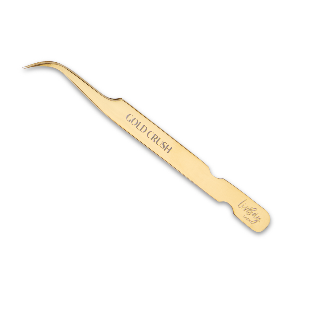 Gold Crush Lash Tweezer – LivBay Supplies