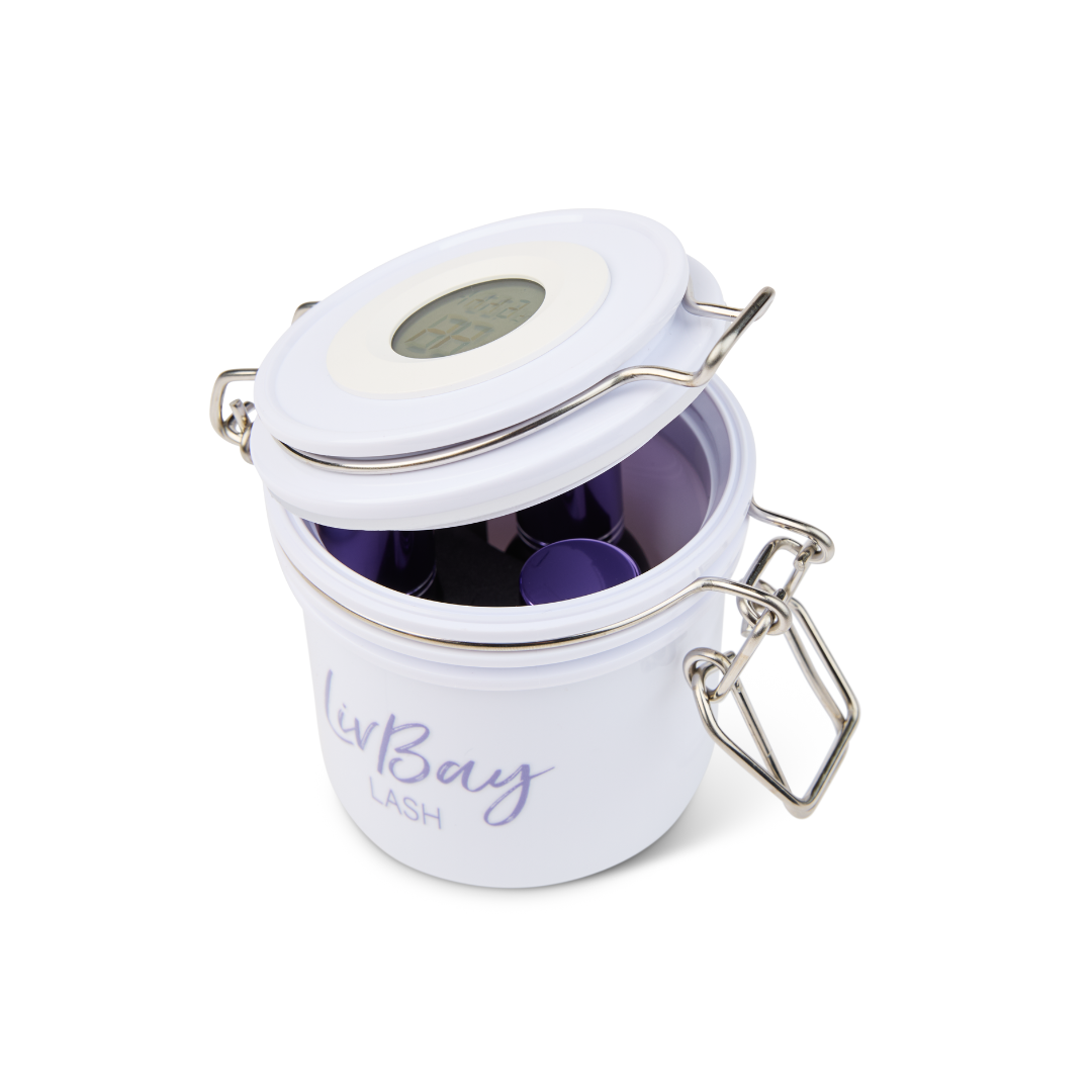 The Vault - Adhesive Canister w/ Hygrometer & Thermometer