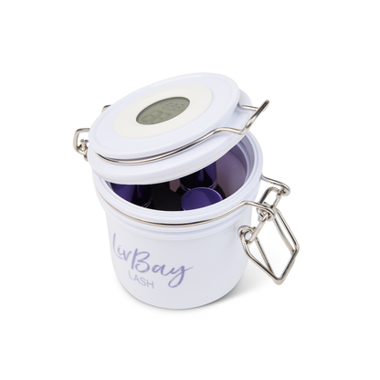 The Vault - Adhesive Canister w/ Hygrometer & Thermometer