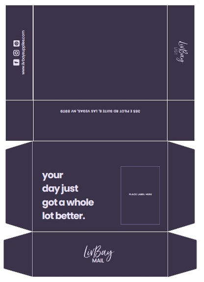 Custom LivBay Shipping Boxes and Tissue