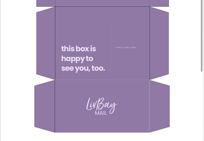 Custom LivBay Shipping Boxes and Tissue