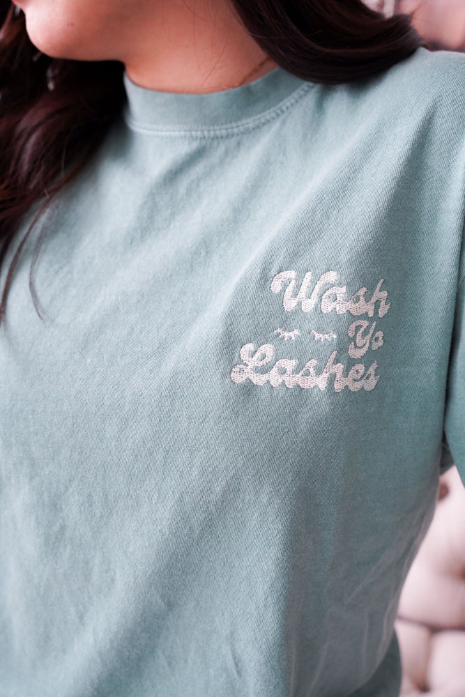 Wash Yo Lashes - Stitched Tees