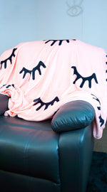 Lash Print Cozy Blanket