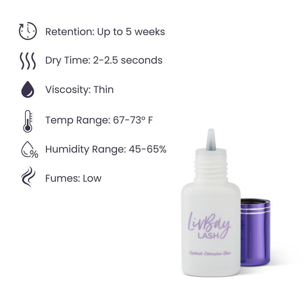 Livvy 5 mL Lash Adhesive (Original)