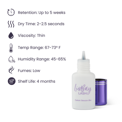 Livvy 5 mL Lash Adhesive (Original)