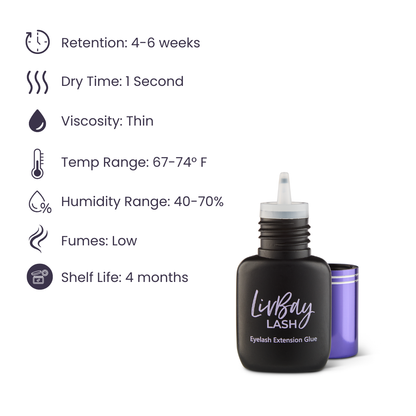 Noir Lash Adhesive 10 mL (Formerly Mama LivBay)