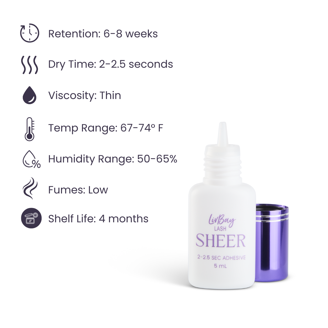 Sheer Lash Adhesive