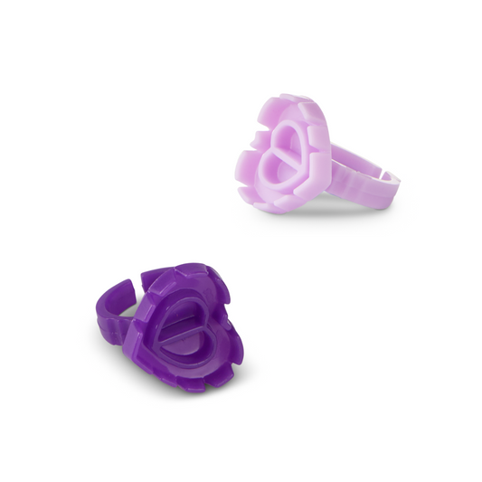 Blossoming Cup Glue Rings - Pack of 100