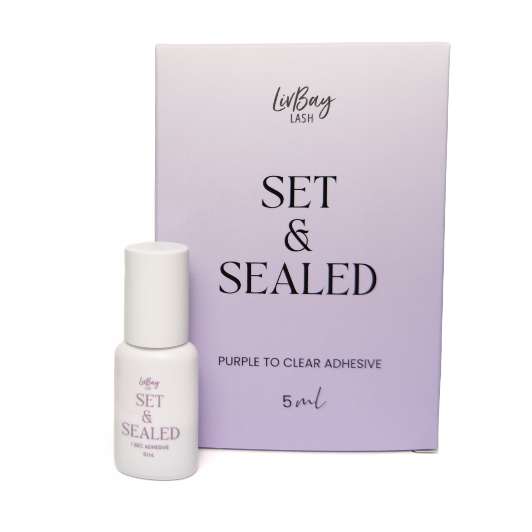 NEW Set & Sealed Lash Adhesive