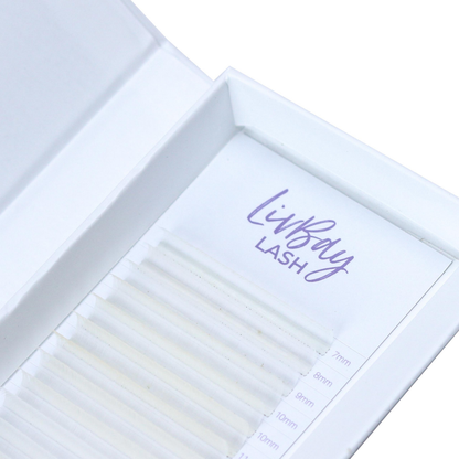 NEW Aurora Colored Lash Extensions - White Mix Tray