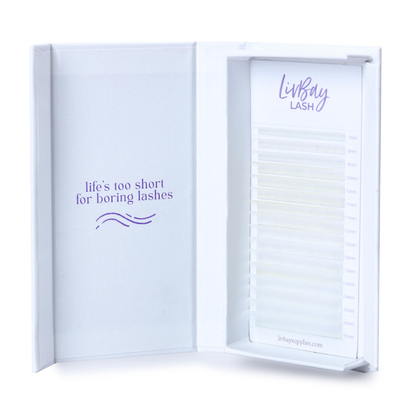 NEW Aurora Colored Lash Extensions - White Mix Tray