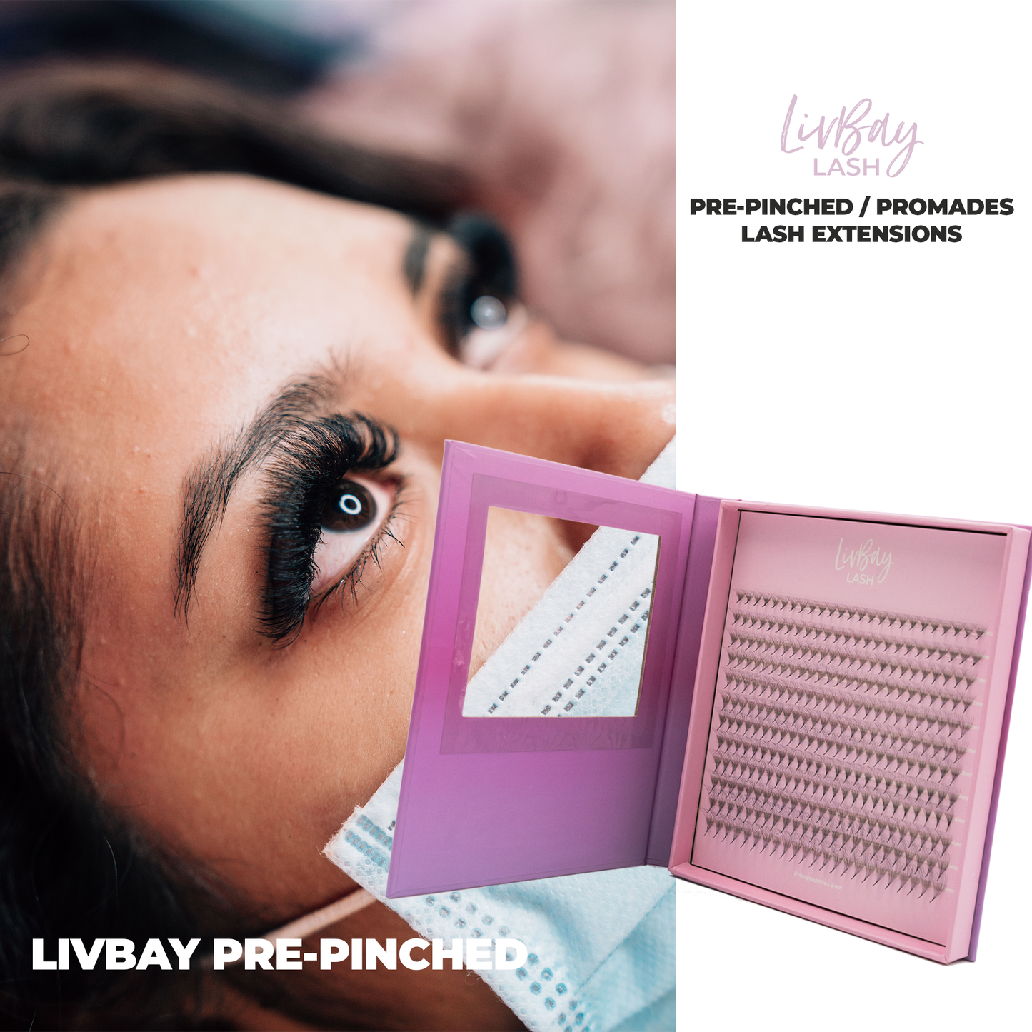 0.03 Pre-pinched 12D (Promade 300 Fans) Lashes