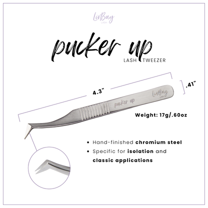 Fiber Tip Pucker Up Lash Tweezer