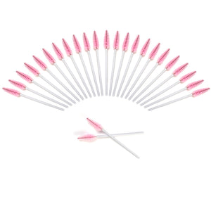 
                
                    Load image into Gallery viewer, Pink and White Lash Wand (Pack of 25) (1297394303038)
                
            