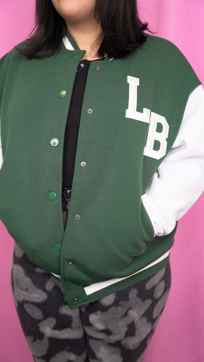 LB Letterman Button Up