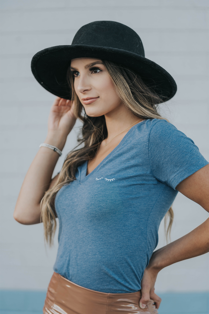 Deep V Lash T-Shirt (4543931023422)