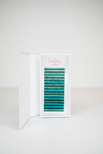 Turquoise Lash Extensions Color Lashes - 0.07MM (12 Lines) (6568222720062)