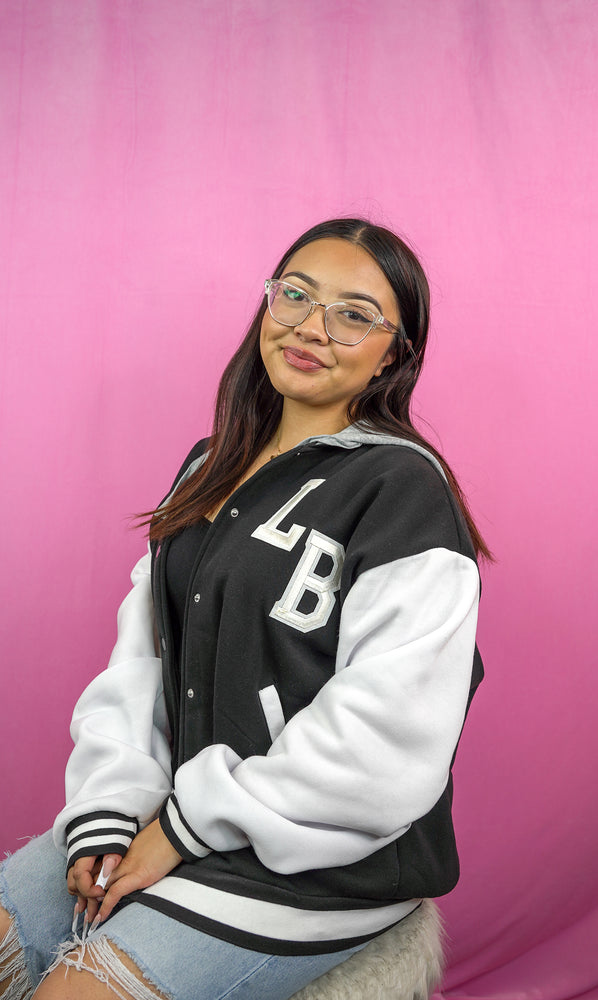 LB Letterman Button Up