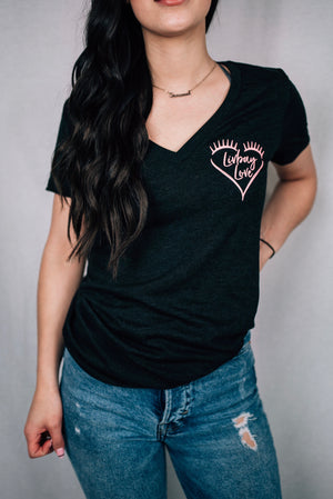 Bae Love V (Deep V-Neck Tee) (6551005691966)