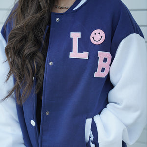 LB Letterman Button Up